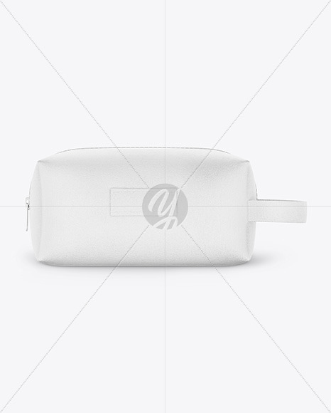 Cosmetic Bag with Zipper Mockup