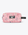 Cosmetic Bag with Zipper Mockup