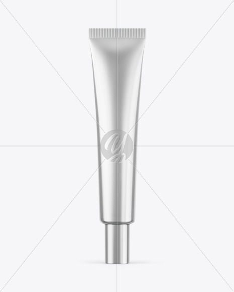 Metallic Cosmetic Tube Mockup