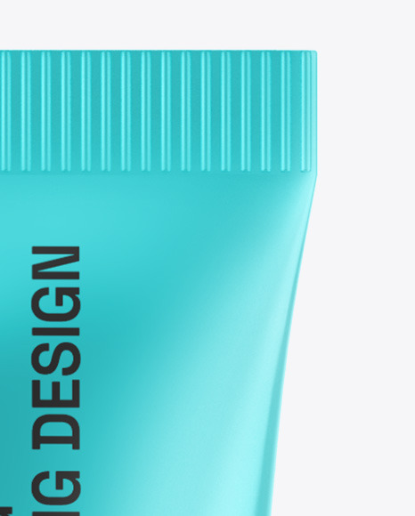 Metallic Cosmetic Tube Mockup