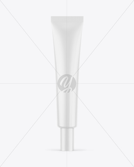 Glossy Cosmetic Tube Mockup