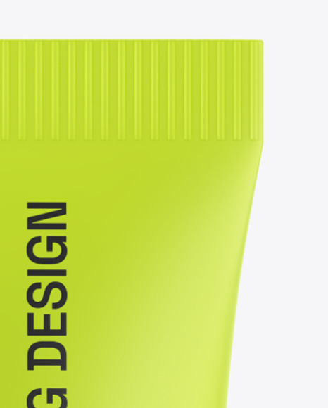 Matte Cosmetic Tube Mockup