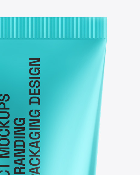 Metallic Cosmetic Tube Mockup