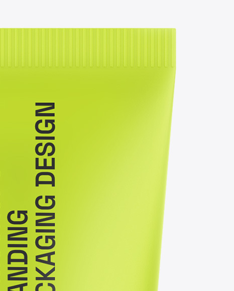 Matte Cosmetic Tube Mockup