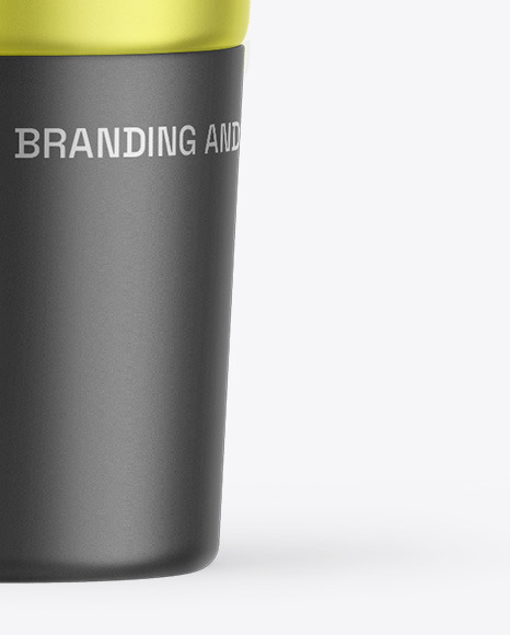 Matte Metallic Cosmetic Tube Mockup