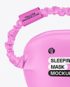 Sleep Mask Mockup - Front View