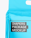 Glossy Diapers Pack Mockup