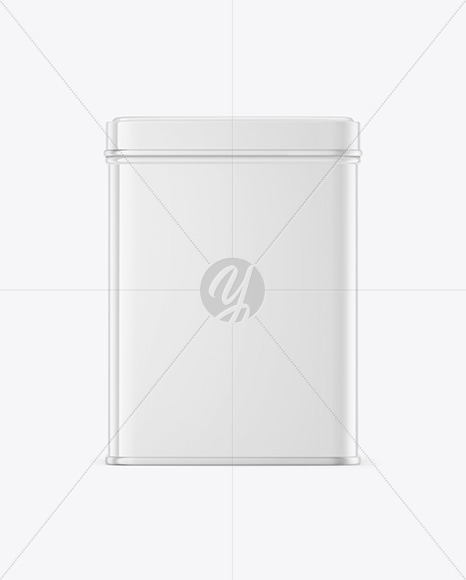 Glossy Tin Box Mockup