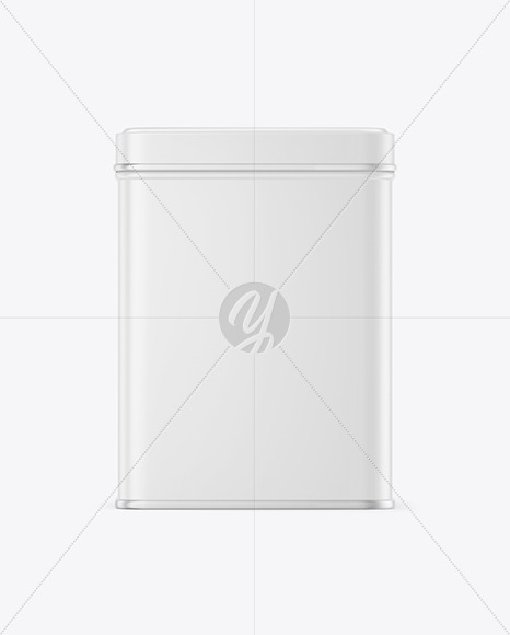 Matte Tin Box Mockup