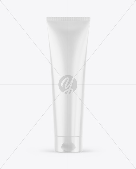 Glossy Cosmetic Tube Mockup