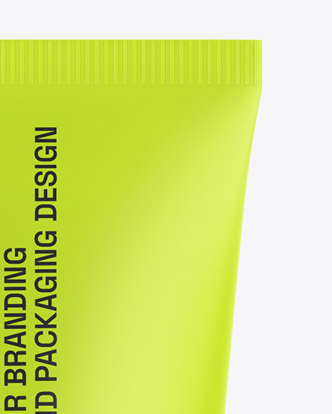 Matte Cosmetic Tube Mockup