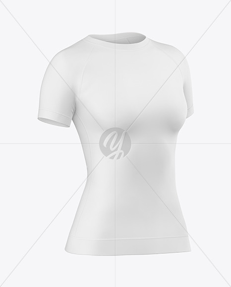 Women’s Compression T-Shirt Mockup