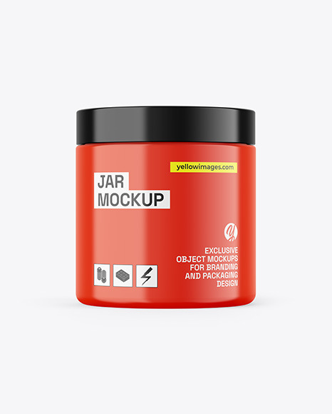 Glossy Jar Mockup