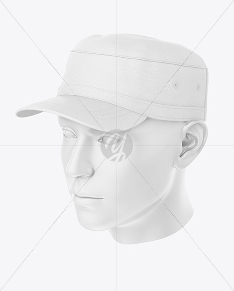 Military Cap Mockup