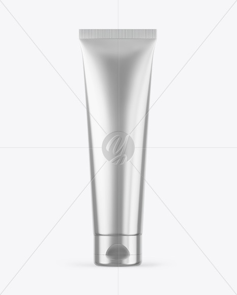 Metallic Cosmetic Tube Mockup