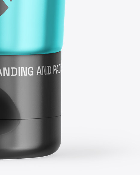 Metallic Cosmetic Tube Mockup