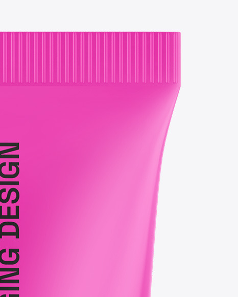 Glossy Cosmetic Tube Mockup