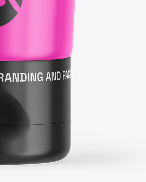 Glossy Cosmetic Tube Mockup