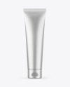 Matte Metallic Cosmetic Tube Mockup