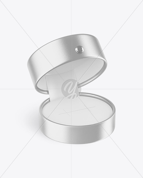 Metallized Jewelry Case Mockup