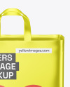 Metallized Diapers Pack Mockup Metallized Diapers Pack Mockup