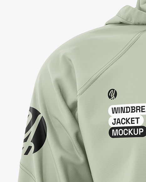 Men's Windbreaker Jacket Mockup - Front View