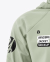 Men&#039;s Windbreaker Jacket Mockup - Front View