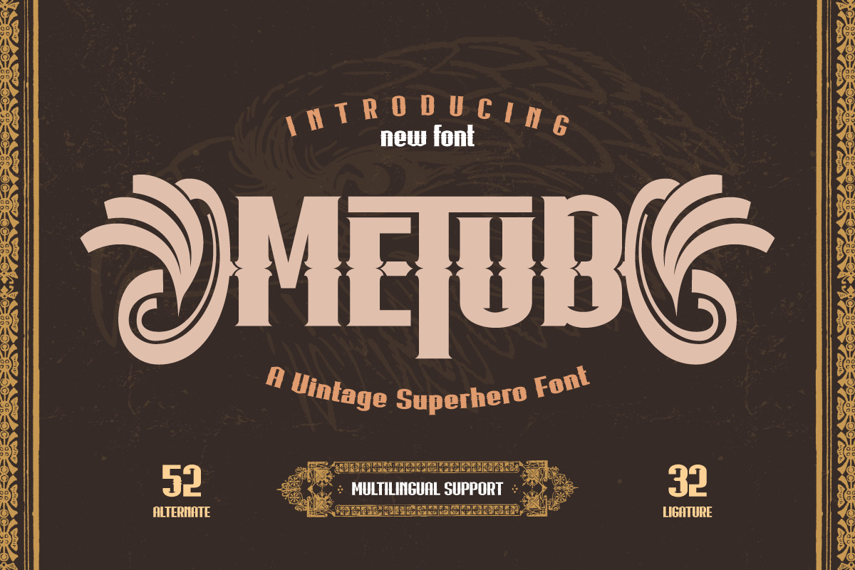 Metub – Display Hero Font