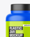 Matte Plastic Jar Mockup