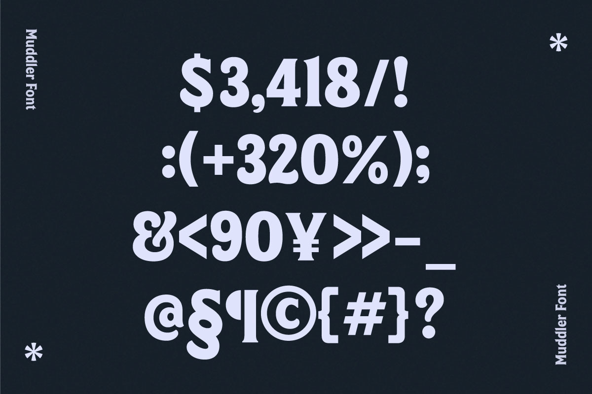 Muddler Display Serif Muddler Display Serif