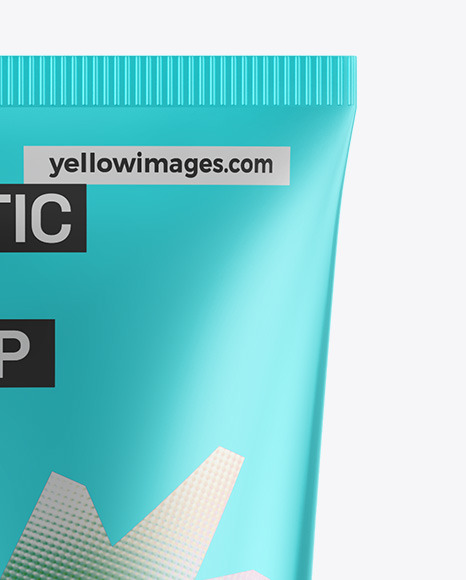 Metallic Cosmetic Tube Mockup