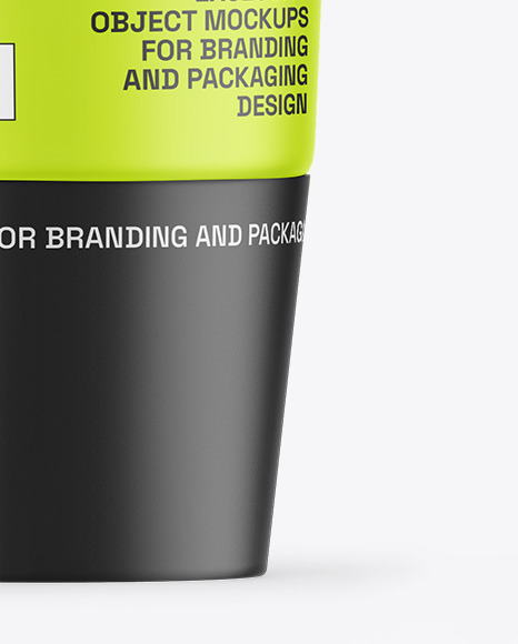 Matte Cosmetic Tube Mockup