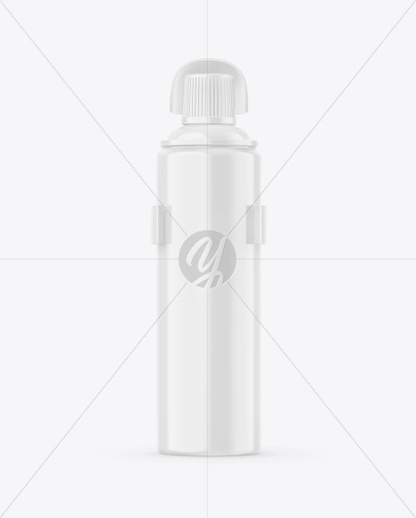 Glossy Fire Extinguisher Spray Mockup