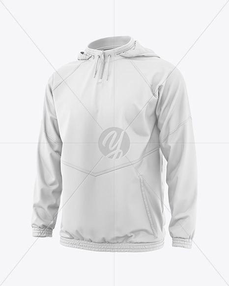 Men's Windbreaker Jacket Mockup - Front View