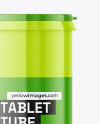 Glossy Tablet Tube Mockup