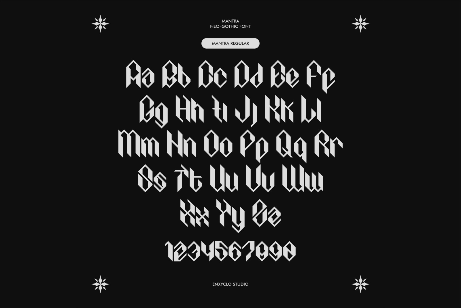 MANTRA - Neo Gothic Font