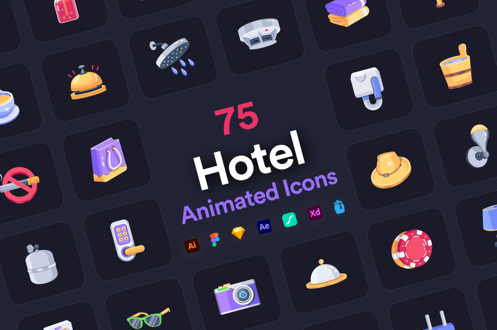 Hotel Icon Set