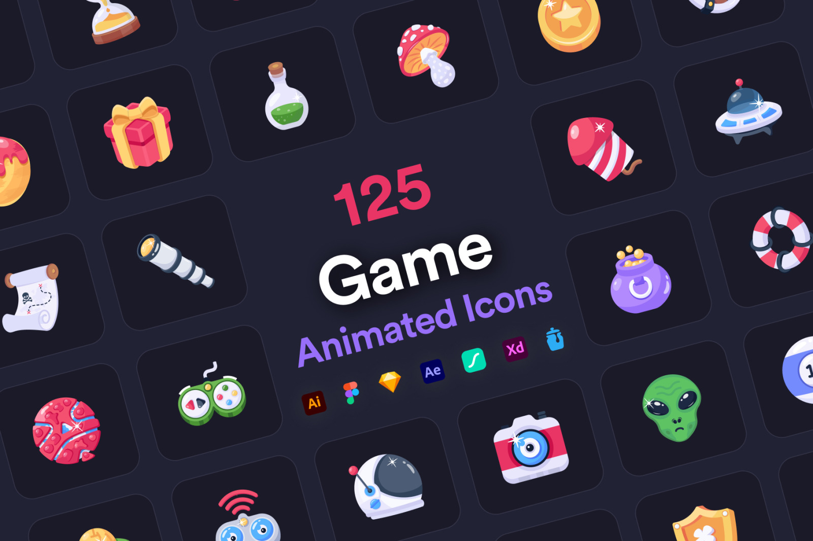 Game Animated Icons