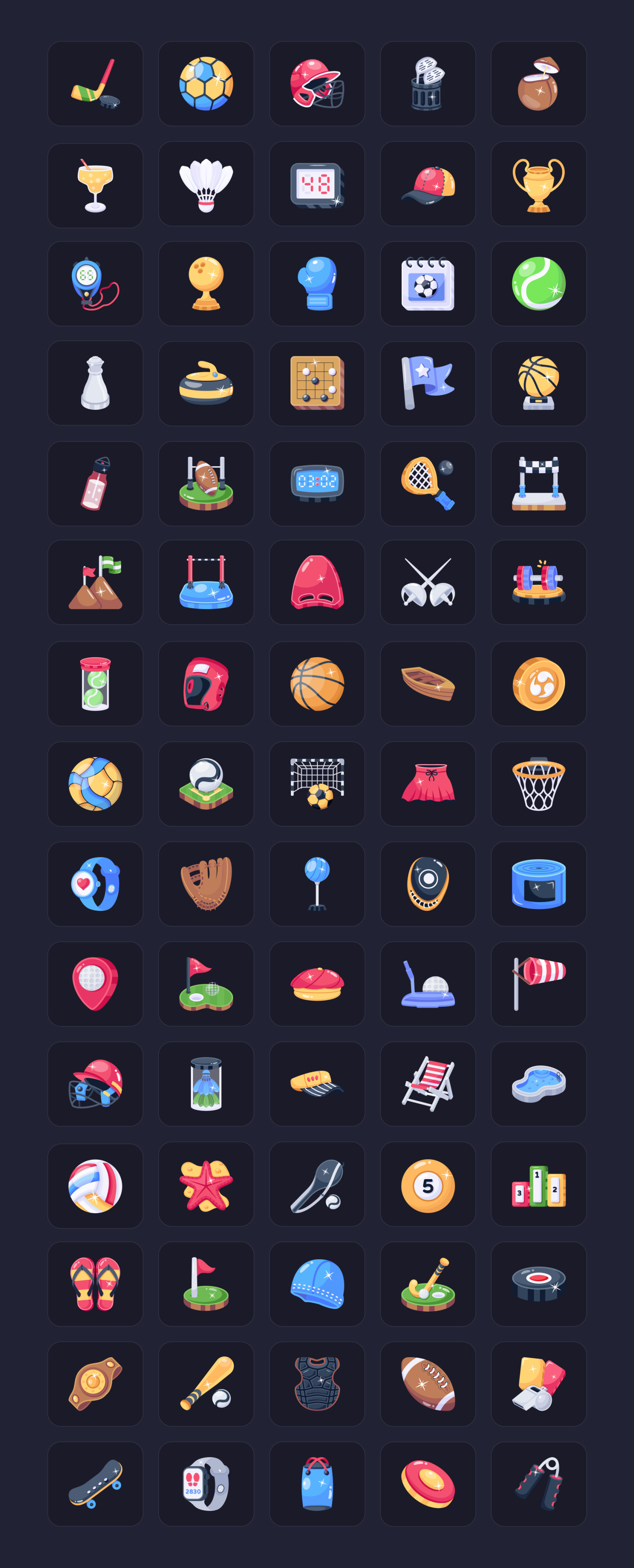 Olympic Animated Icons