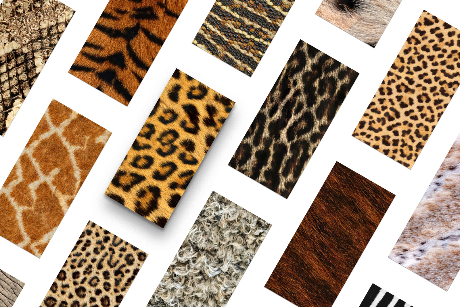 20 Seamless Animal Skin &amp; Fur Texture Pack