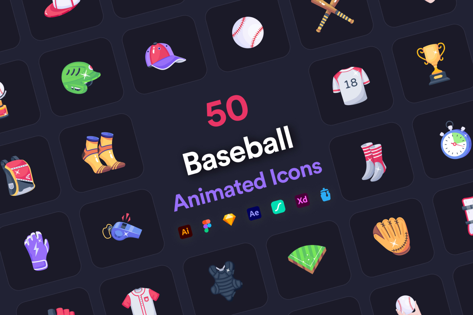 Baseball Vector Set