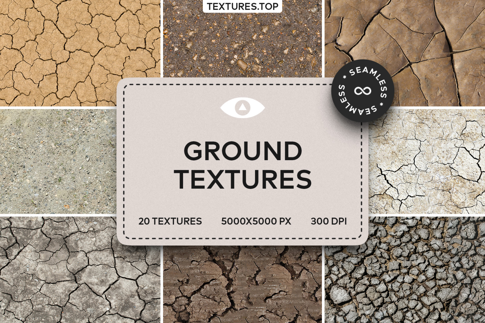 20 Seamless Ground Texture Pack