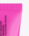 Glossy Cosmetic Tube Mockup