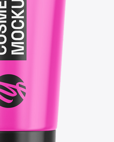 Glossy Cosmetic Tube Mockup