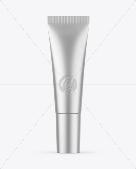 Matte Metallic Cosmetic Tube Mockup