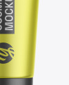 Matte Metallic Cosmetic Tube Mockup