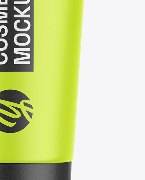 Matte Cosmetic Tube Mockup