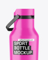 Matte Sport Bottle Mockup