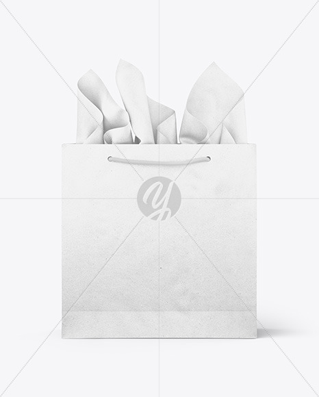 Kraft Paper Shopping Bag Mockup