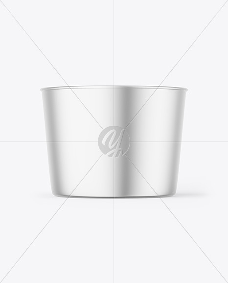 Metallized Ice Cream Cup Mockup